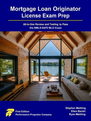 cover image of Mortgage Loan Originator License Exam Prep